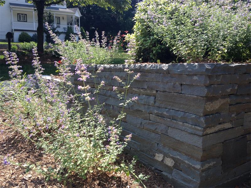 Retaining Wall, Steps, Walkway, Planting Enhancements 
