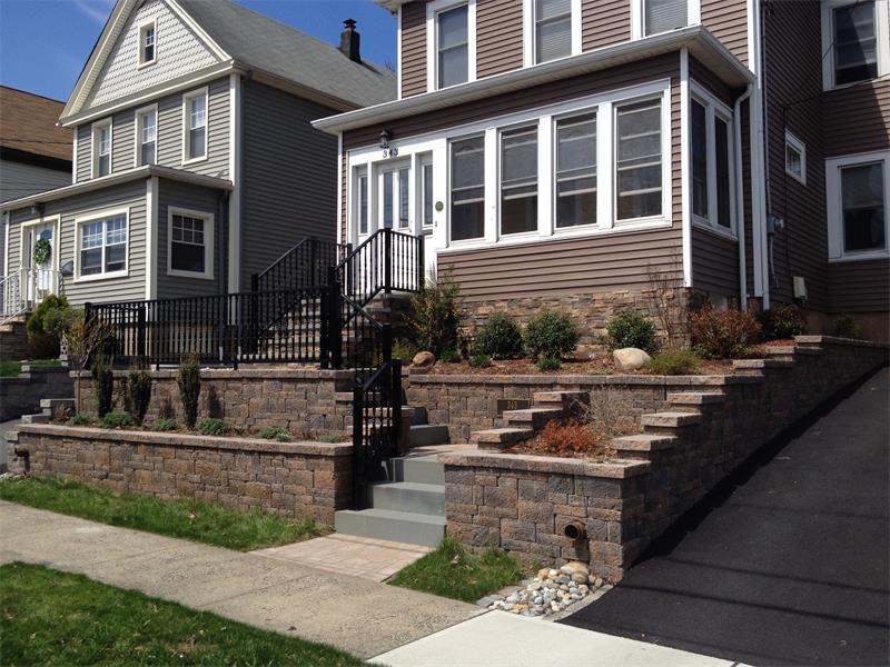 Driveway, Retaining Wall, Steps, Walkway, Planting Enhancements 