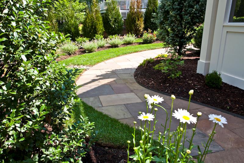 Retaining Wall, Steps, Walkway, Planting Enhancements 